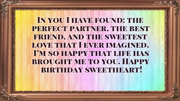 Bday Message For Girlfriend