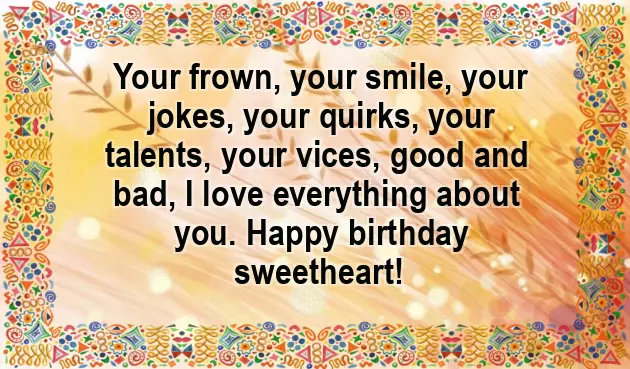 Birthday Wishes Messages For Husband From Wife