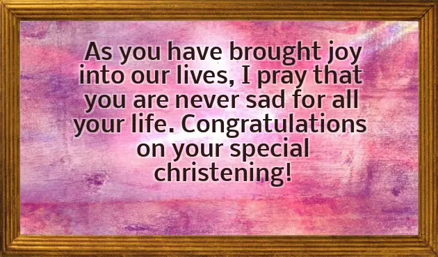 Congratulations On Baby Baptism Congratulations On Baby Baptism