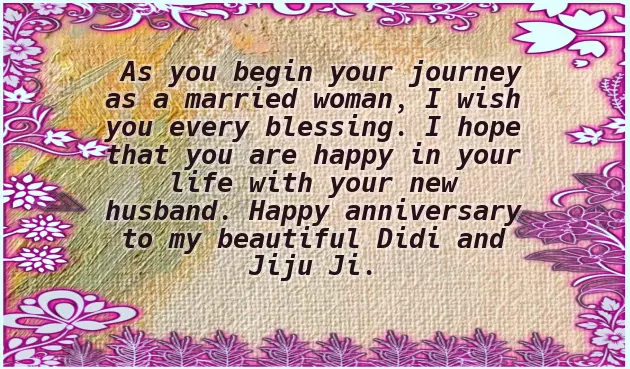 Anniversary Wish For Di And Jiju