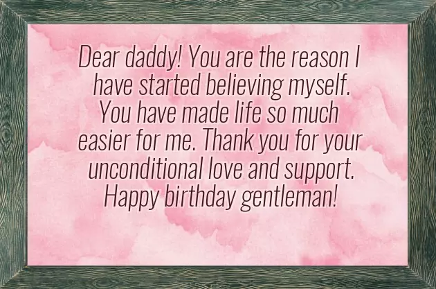 World Best Father Birthday Wishes