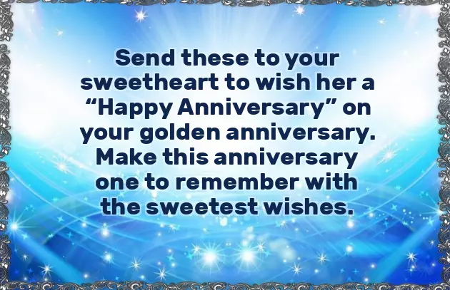 50Th Marriage Anniversary