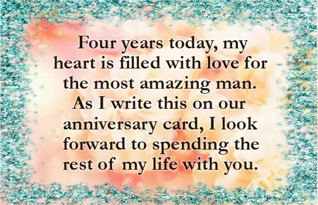 Four Year Anniversary Four Year Anniversary