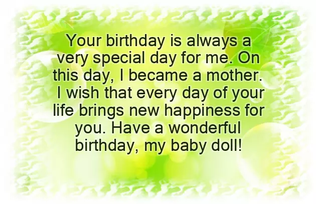 Wish Happy Birthday Daughter