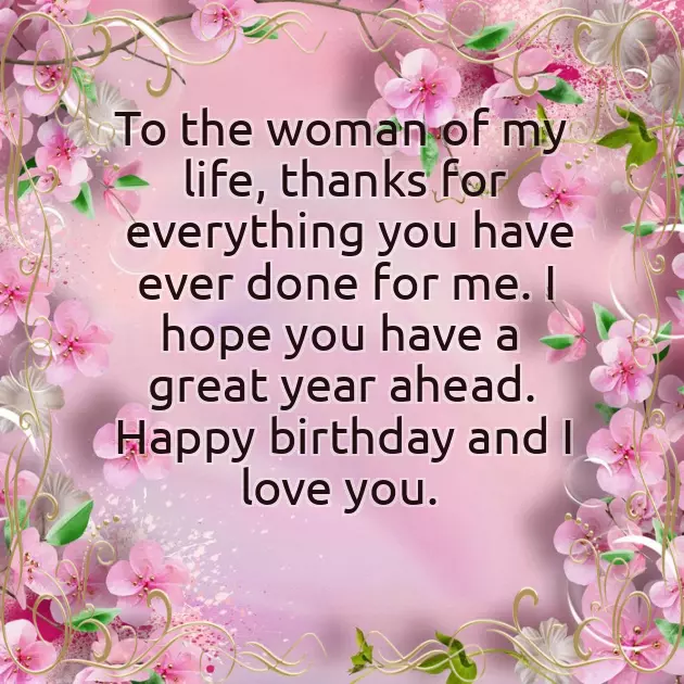 Happy Birthday Wishes To Woman