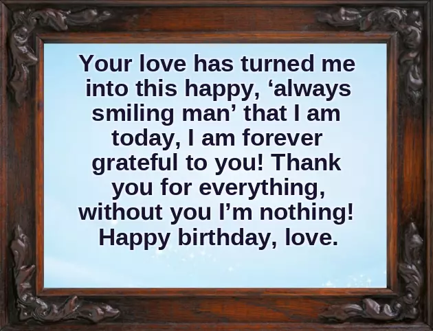 Happy Birthday Wife Status English