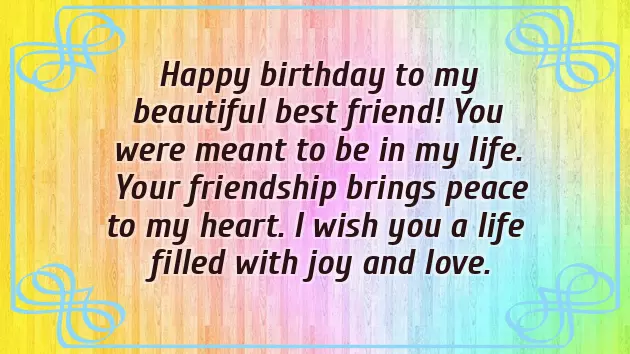 Short Quotes For Best Friend Birthday