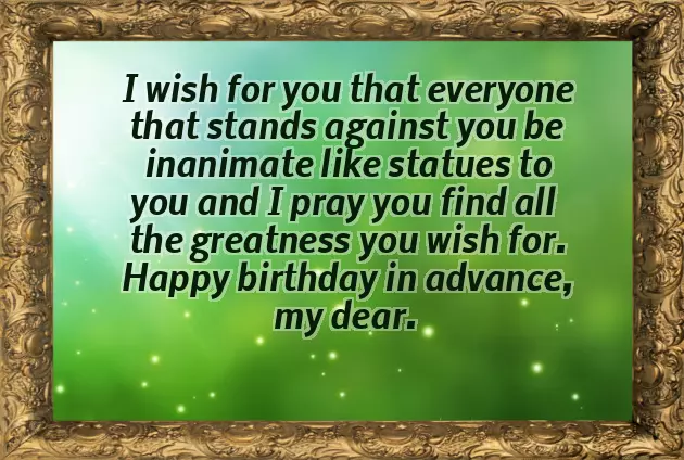 Wishing Her Happy Birthday In Advance