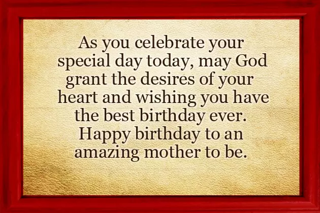 Happy Birthday For Pregnant Woman