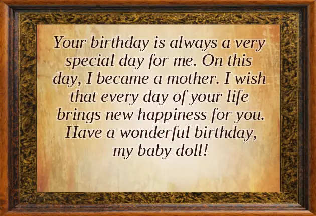 Birthday Words For Daughter