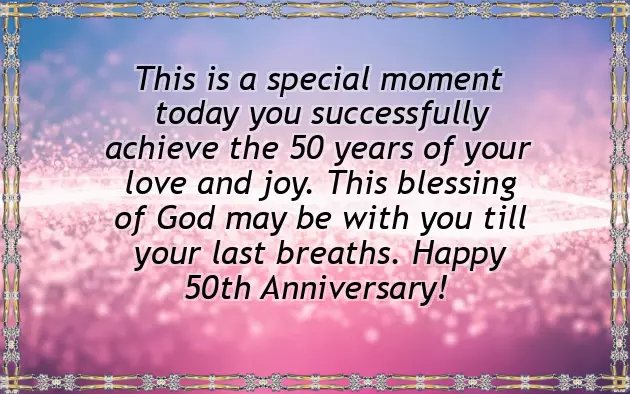 Happy 50Th Anniversary Wishes Happy 50Th Anniversary Wishes