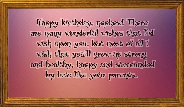 Birthday Thought For Nephew Birthday Thought For Nephew