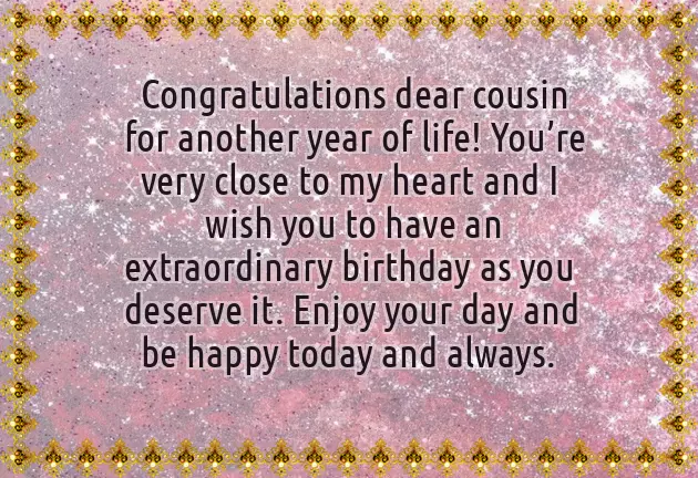 Birthday Msg For Cousin Brother Birthday Msg For Cousin Brother