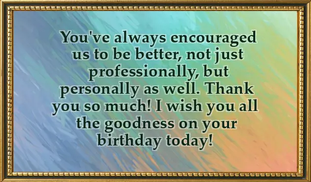 Happy Birthday Wishes To Female Boss