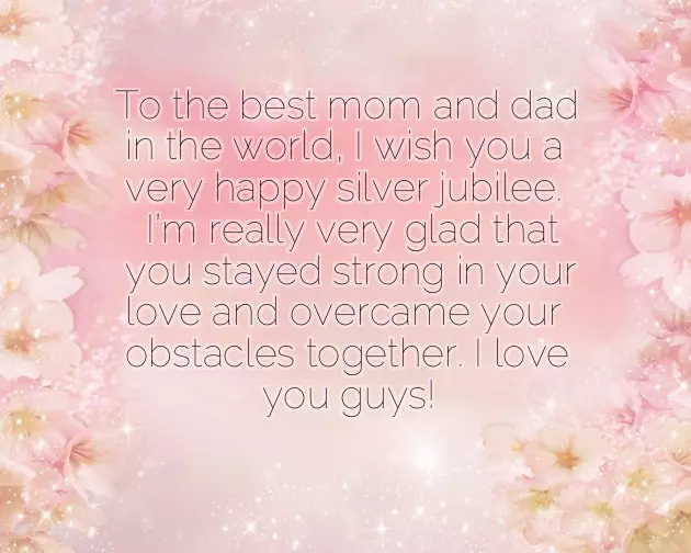 25Th Anniversary Mom Dad 25Th Anniversary Mom Dad