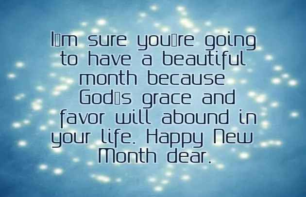 New Month Prayer