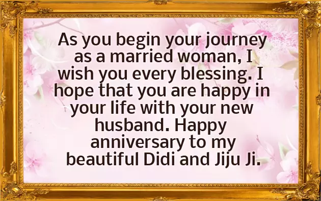 Wedding Day Wishes For Sister