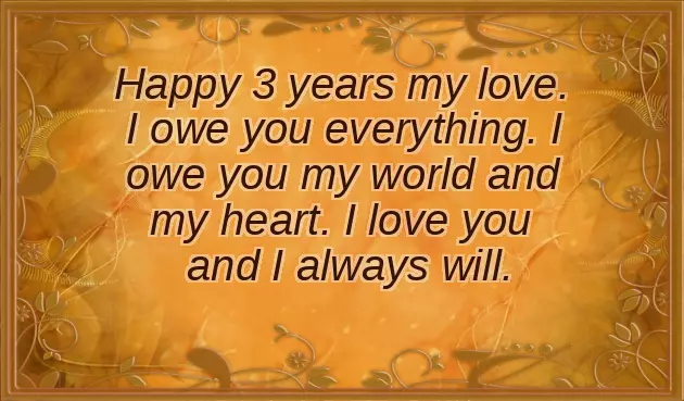 3Rd Wedding Anniversary Message 3Rd Wedding Anniversary Message