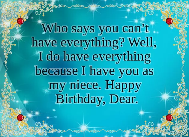 6Th Birthday Wishes For Niece