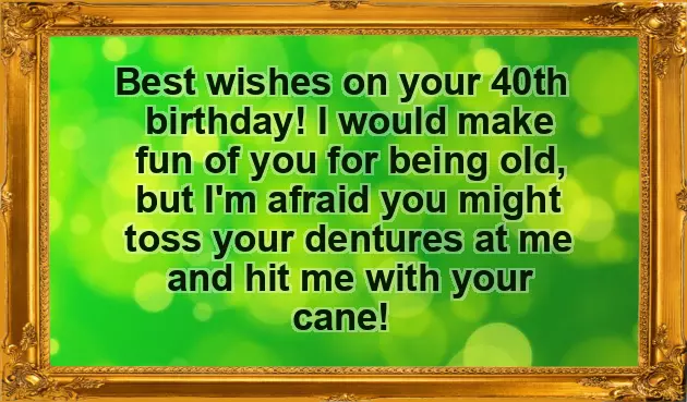 Happy 40Th Birthday To My Wife