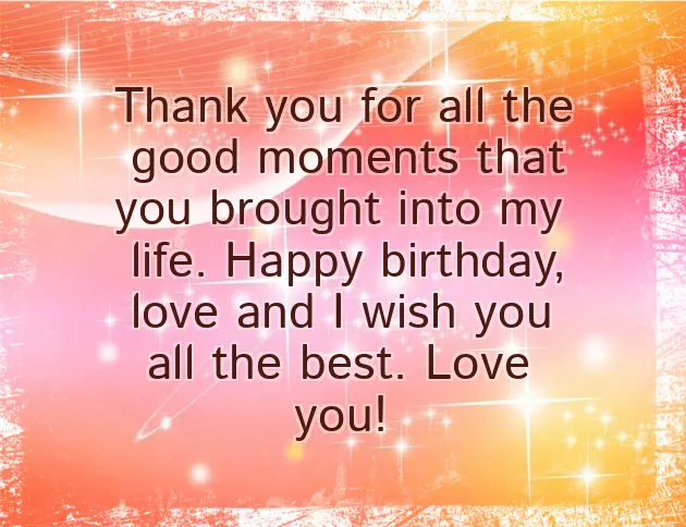 Sweet Birthday For Girlfriend