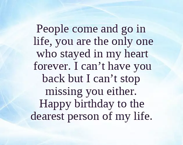Happy Birthday Wishes To My Ex Boyfriend Happy Birthday Wishes To My Ex Boyfriend