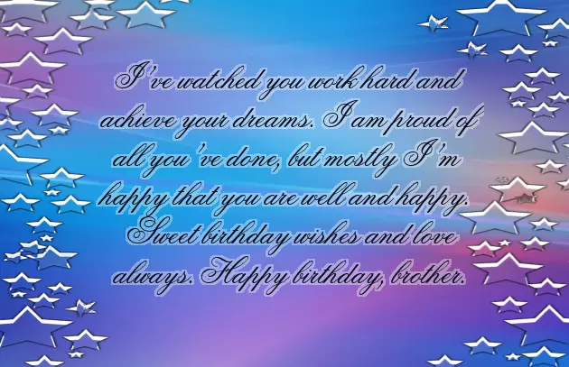 Good Words For Brother Birthday