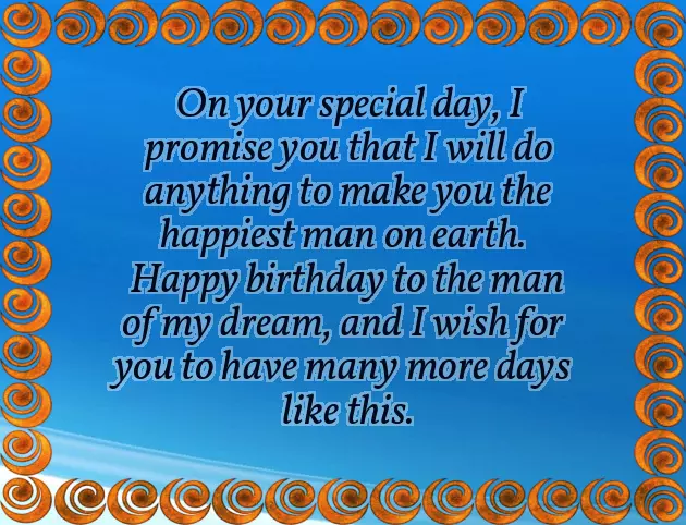 My Fiance Birthday Wishes