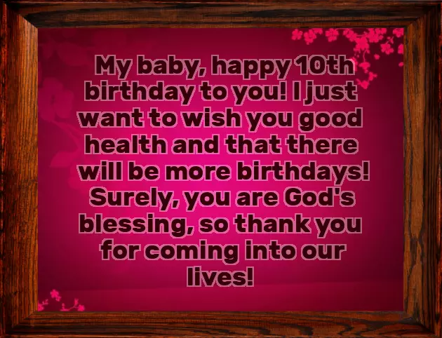 Birthday Wishes To 10 Years Old Girl Birthday Wishes To 10 Years Old Girl