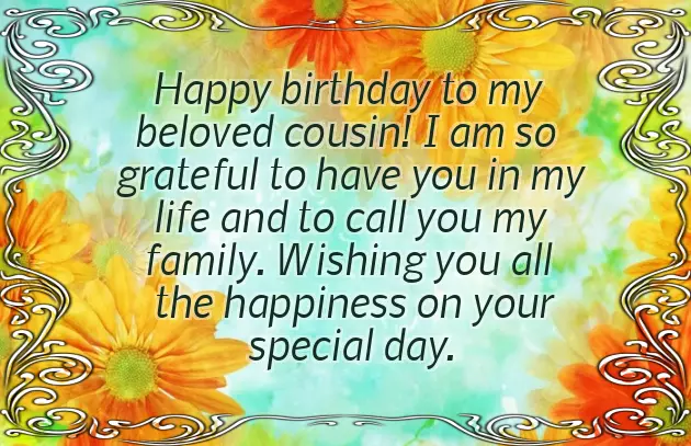 Birthday Wishes For Cousin Brother