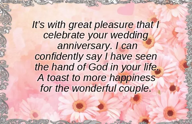 Happy Wedding Anniversary To Daughter And Son In Law