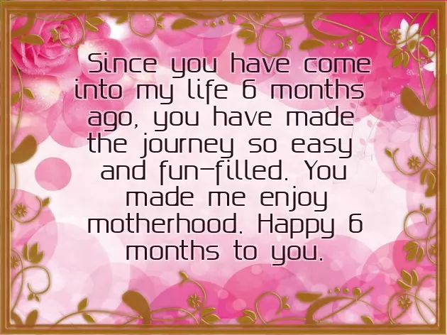 6 Month Birthday Wishes For Daughter 6 Month Birthday Wishes For Daughter