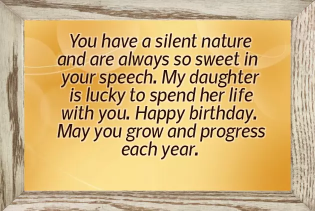 Birthday Wishes Quotes For Son In Law