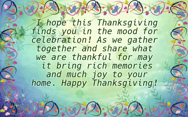 Thanksgiving Greetings Business