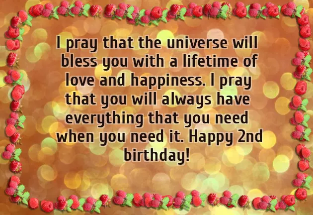 Birthday Wishes For Boy 2 Years