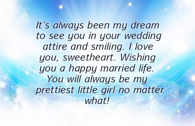 Special Words To My Daughter On Her Wedding Day