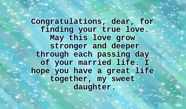 Congratulations On Your Daughter