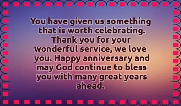 Thank You For The Congratulatory Wishes