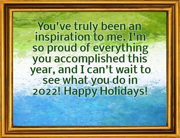 Wishing You All The Best Today And Throughout The Coming Year