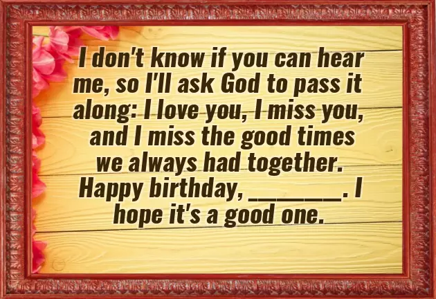 Birthday Wishes For Death Father