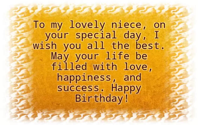 Birthday Wishes To A Dear Niece Birthday Wishes To A Dear Niece
