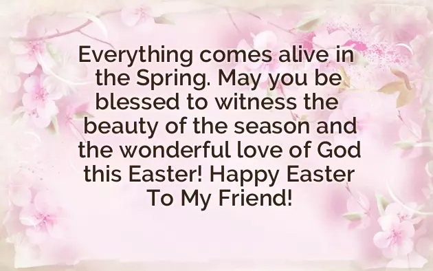 Easter Message For A Friend Easter Message For A Friend