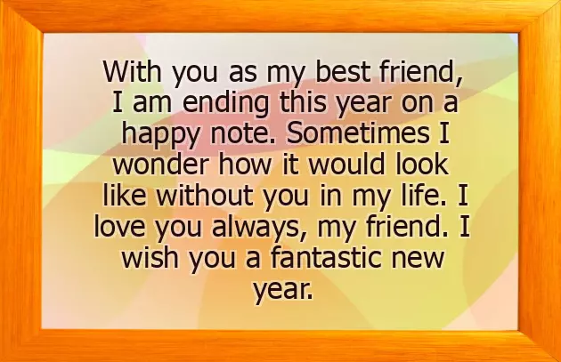 New Year Wishes To Bestie