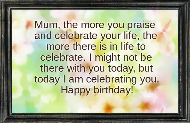 Happy Birthday To A Great Mom