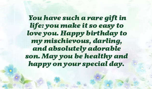 Best Happy Birthday Wishes To My Son