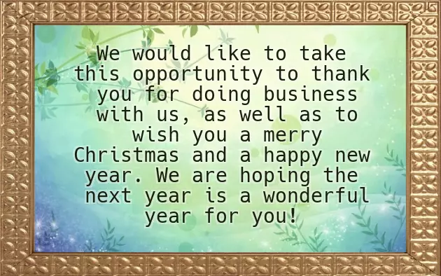 Wishing You A Happy Holiday And New Year Wishing You A Happy Holiday And New Year