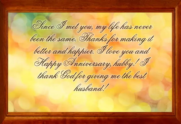 Anniversary Wishes For Hubby