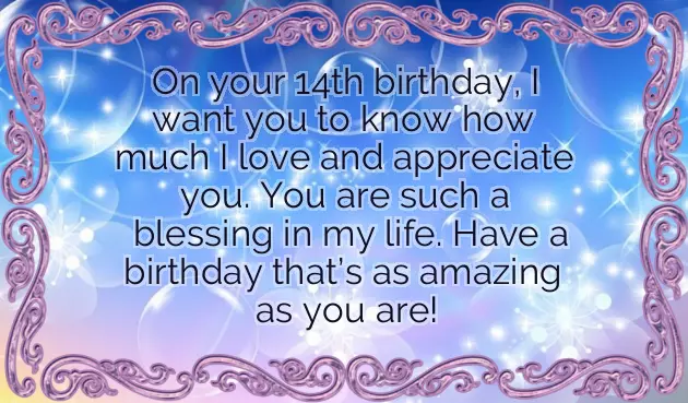 Happy Birthday 14Th Girl