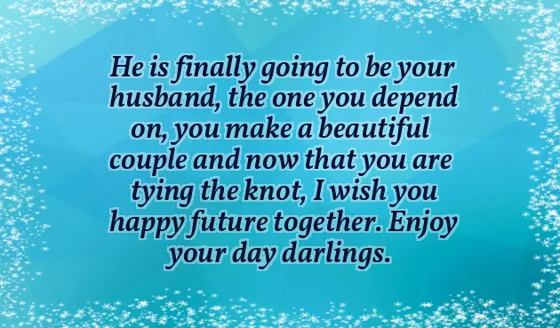 Wishes For The Bride