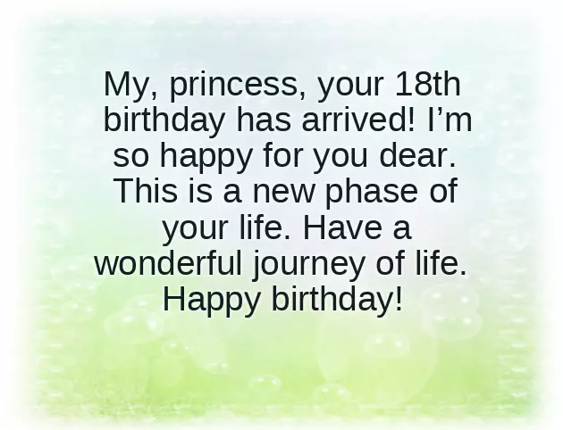 Happy 18Th Birthday Wishes For Nephew